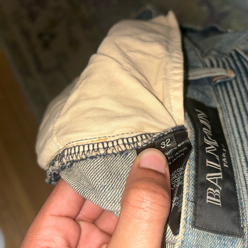 Balmain Paris Denim Jeans